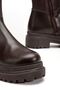 812-300 Brown Zippered Daily Women's Boots - 4