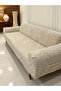 Extra Soft Welsoft Fleece Elastic 3-Seater Sofa Cover Non-Slip Stretchy and Washable Sofa Cover - 2