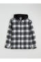 Peak New Season Hooded Regular Fit Long Sleeve Plaid Men's Shirt Jacket - 5