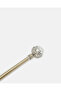 Bronze Extendable Single Curtain Rod With Crystal Finial - 4