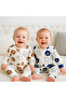 Baby Boy Newborn 1-3-6 Months Teddy Bear Patterned Cotton 2-Piece Newborn Outfit
