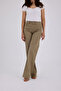 Women's High Waist Wide Leg Jean Pants Stretch Fabric Stretchy Fabric Long - 3