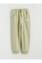 Beige Elastic Waist Boys Jogger Sweatpants 2-Piece - 5