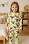 Dinosaur Patterned Girls and Boys Very Cute Pajama Set - 2