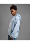 Printed Oversized Hoodie with Long Sleeves - 3