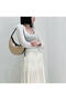 Yoyo Shoulder Bag, cowhide & raffia combination crescent armpit bag - 2