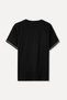 Women's Black Stone Crew Neck T-Shirt - 5