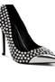 Women Diamante Embellished Stiletto Pumps in Black - 5