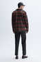 Men's Anthracite Plaid Pocket Jacket - 2