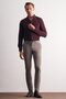 Mink Side Pocket Straight Leg Slim Fit Chino Casual Trousers 1003255158