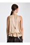 Sleeveless Blouse with Scarf Tie - 3