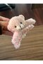 Double-Sided Bear Fur Hairpin Girl's Hair Clip Butterfly Hairpin 11.5 cm