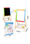 Double-Sided Magnetic Wooden Easel Board for Kids with Accessories - 5