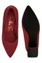 Women Rhinestones Embellished Pumps in Red - 4