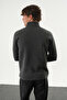 Men's Regular Fit Half Zipper Three Thread Sh Fleece-Lined Basic Sweatshirt - 7