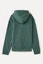 Men's Indigo Hooded Oversize Sweatshirt with Kangaroo Pocket - 5