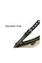 Yoyo Shoulder Bag, cowhide & raffia combination crescent armpit bag - 7