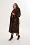Full Length Mink Leopard Coat - 3
