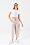 Women's Elastic Waist Double Pocket Balloon Pants Stone - 25Y Yp5456 - 2