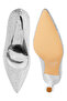 Women Rhinestones Embellished Pumps in Silver - 4