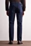 Navy Blue 5 Pocket Casual Slim Fit Cotton 5 Pocket Trousers 1003255318 - 4