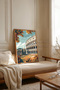 One Piece Wooden Framed Living Room Hall Kitchen Painting Tk2377