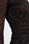 imprimeu leopard Mini rochie E12637 - 3