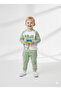 Unisex Kids Transitional Crew Neck Sweatshirt Tracksuit Bottom-Top Set