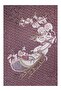 Deer Christmas Santa Claus Jacquard Woven Tapette Decorative Silvery Christmas American Service 2-Piece 33*43 - 4