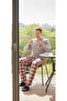 Eid Men's Pajama Set, Plaid Printed, Long Sleeved, with Pockets, Seasonal 100% Cotton, Dowry Set - 5