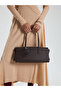 Brown Blunt Leather Bag