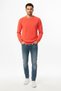Men's Crew Neck Geometric Pattern Sweater - 2