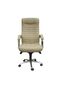 Scaun directorial SENNA, piele bej