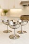 Stainless Steel 3-Piece Footed Bowl + 1 Tray – Luxury Tray Serving Set - Breakfast Jam Dish - 2