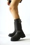 Women's Black Short Boots - 6