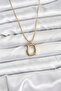 316L Steel Chain Gold Color Model Women's Necklace - 2