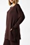 Plain Polyviscose Fabric Double Suit – Relaxed Fit Tunic & Pants Combination - 5