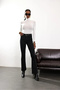Çnr Flared High Waist Comfort L Stretch Fabric Jeans Denim Trousers New Hsn - 3