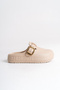 Luvessa Beige Women's Orthopedic Slippers, Closed Front, Fur Inside, Winter, Non-Slip, Sabo, for Home and Outside - 7