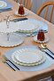 Solid Krem Wavy Platin 34 Parça Tea Time - 8