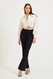 Çnr Spanish Jeans High Waist L Stretch Fabric Extra Flexible F Flare Jeans Denim Trousers New Hsn - 4