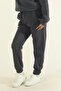 Women's Smoked Winter Cotton Puff Fabric Crew Neck Jogger Tracksuit Set - 6