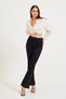 Çnr Spanish Jeans High Waist L Stretch Fabric Extra Flexible F Flare Jeans Denim Trousers New Hsn