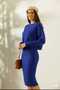 New Deux Women's Lace-Like Knit Knitwear Set - 2