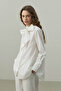 Belted Shirt White - 2