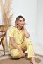 Lunawear Chick Patterned Short Sleeve Women's Pajama Set - 2