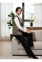 Women's Knitwear Patterned Jacquard Sweater Vest Size 38-46 - 3