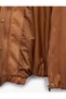 Long Sleeve Pocketed Faux Suede Oversized Bomber Jacket - 6