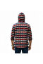 Men's Checkred Hoodie Shirt - Red - 2