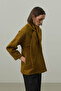 Textured Cashmere Jacket with Scarf, Oil Green - 8